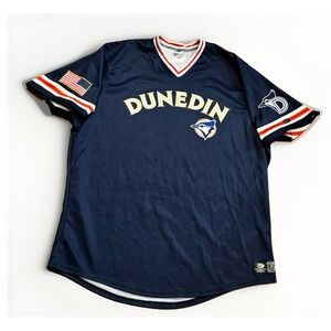 Dunedin Blue Jays Game Worn Jersey 52 Independence Day 4th Of July Rare